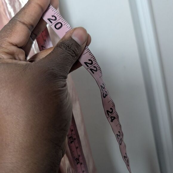 Corey Lynn Calter Dress Pink Metallic Roanne Mini Ruffle Sz M - Picture 10 of 12